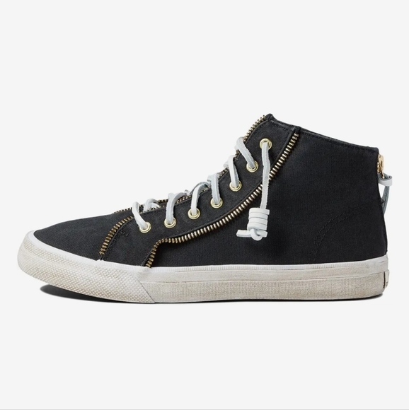 SPERRY x REBECCA MINKOFF Hightop Sneaker Black NIB - Picture 3 of 6